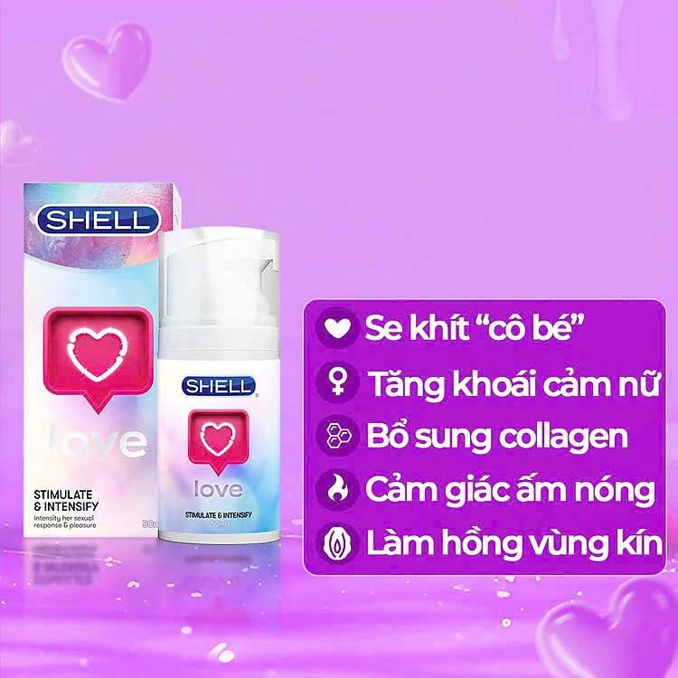 Gel bôi trơn Shell Love 50ml