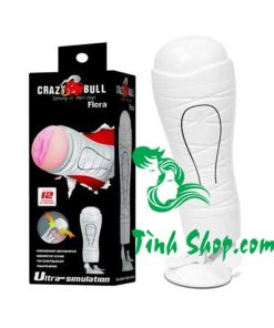 Âm đạo giả gắn tường dùng sạc Crazy bull Flora
