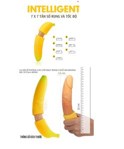 Dương Vật Giả Ngụy Trang Hình Trái Chuối Có Rung