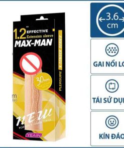 Bao Cao Su Đôn Dên Maxman Chấm Bi