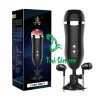 Âm đạo giả gắn tường rung rên JIUAI pin sạc, có plug cắm tai nghe