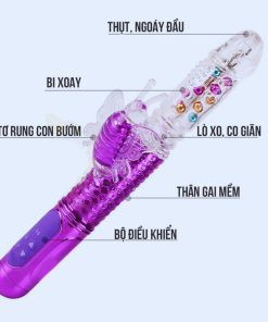 Dương Vật Giả Rung Xoay Có Nhánh Libo