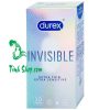 Bao cao su siêu mỏng tăng khoái cảm Durex Invisible